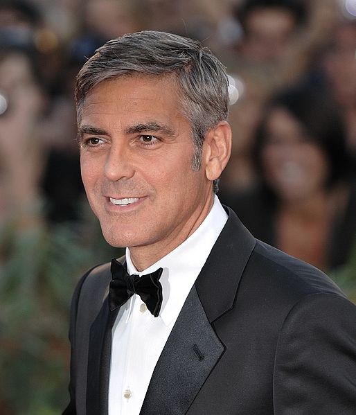 The raffle prize- George Clooney. Image via Nicolas Genin/Wikipedia